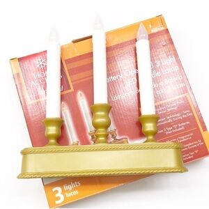 NEW 3-light LED candle lamp battery operated lamp